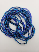Load image into Gallery viewer, Blue Glass elastic waist beads
