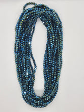 Load image into Gallery viewer, Glass elastic waist beads Teal
